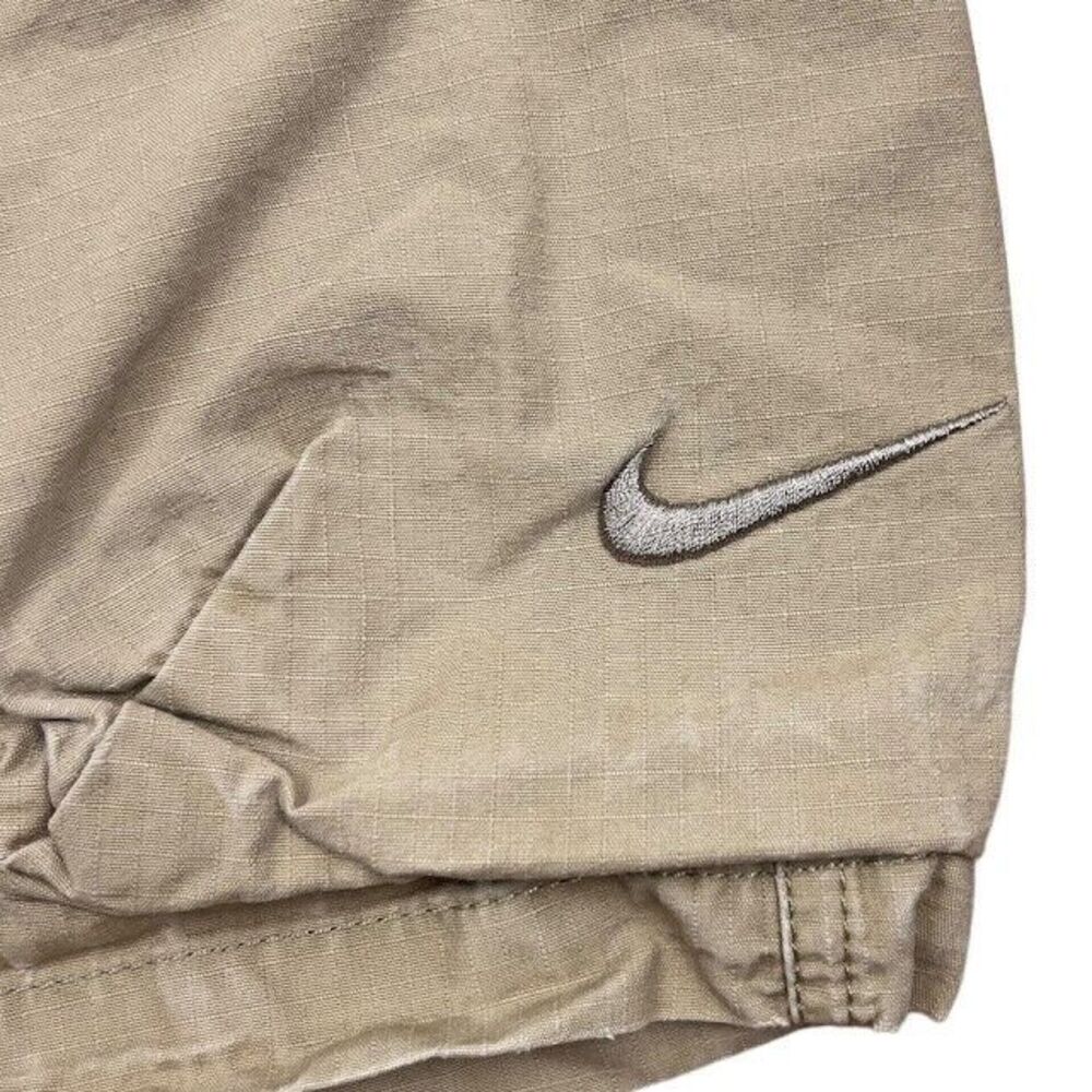 Nike Ripstop Cargo Shorts 10" Mens Size 36 Tan Outdoor Streetwear Skater READ - Picture 9 of 11